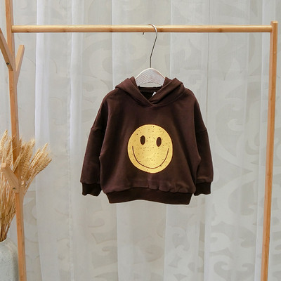 Bluza pentru copii model nou pentru baieti in negru si maro