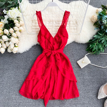 Rochie de dama eleganta cu bretele late in mai multe culori