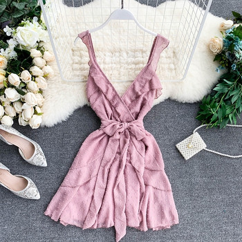 Rochie de dama eleganta cu bretele late in mai multe culori