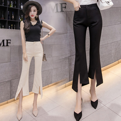 Актуален дамски панталон Slim модел в два цвята