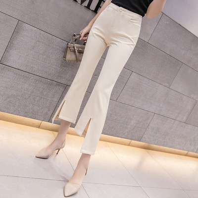 Актуален дамски панталон Slim модел в два цвята