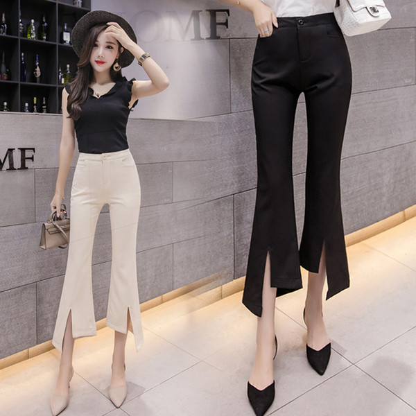 Актуален дамски панталон Slim модел в два цвята