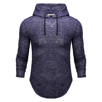 Bluza barbati casual cu cravate si gluga in mai multe culori