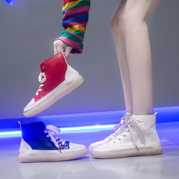 Tenisi moderni de dama din piele ecologica cu sireturi in trei culori