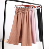 Дамски модерен панталон в четири цвята с панделка