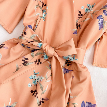 Rochie moderna de dama cu model floral in mai multe culori