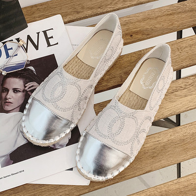 Pantofi casual dama argintii si negri cu pietre