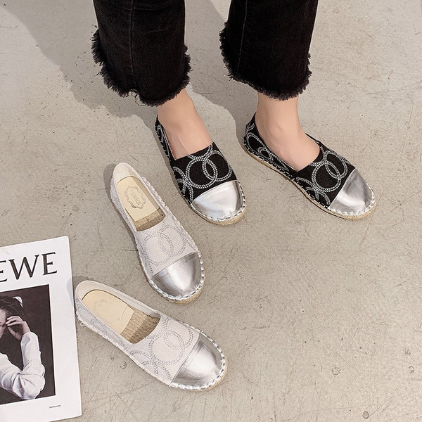 Pantofi casual dama argintii si negri cu pietre