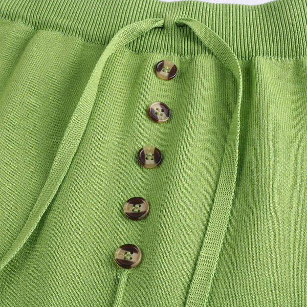 Fusta casual dama in patru culori cu nasturi