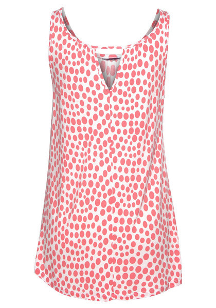 Maieu casual de damă, cu bretele subțiri și decolteu în formă de O