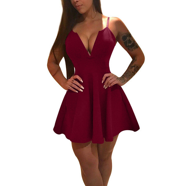 Rochie scurta de dama eleganta in mai multe culori