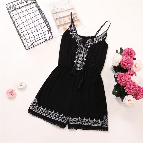 Salopeta casual dama cu cravate in mai multe culori