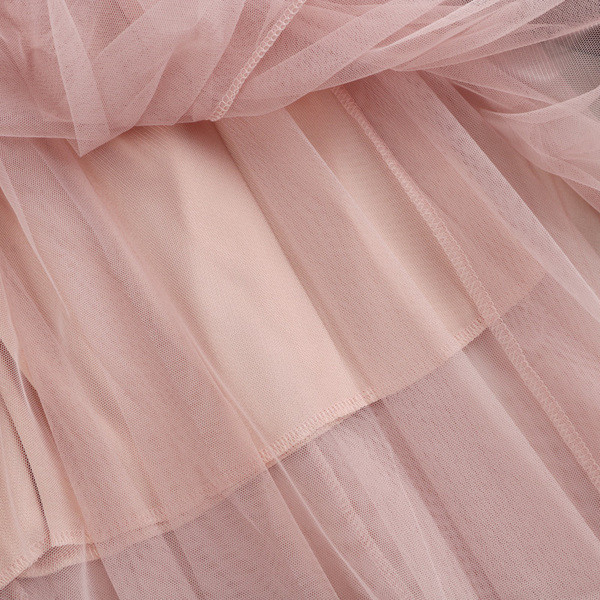 Fusta de dama moderna in cinci culori cu tul