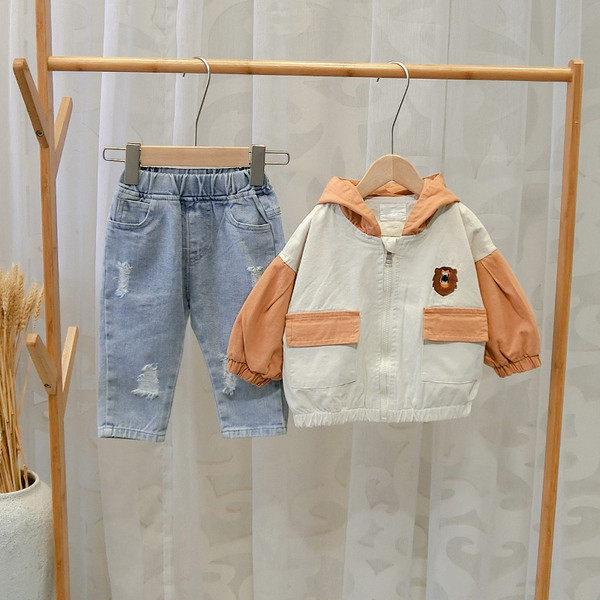 Geaca de copii model nou pentru baieti in doua culori