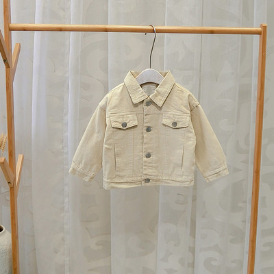 Geaca pentru copii model nou verde si bej pentru baieti