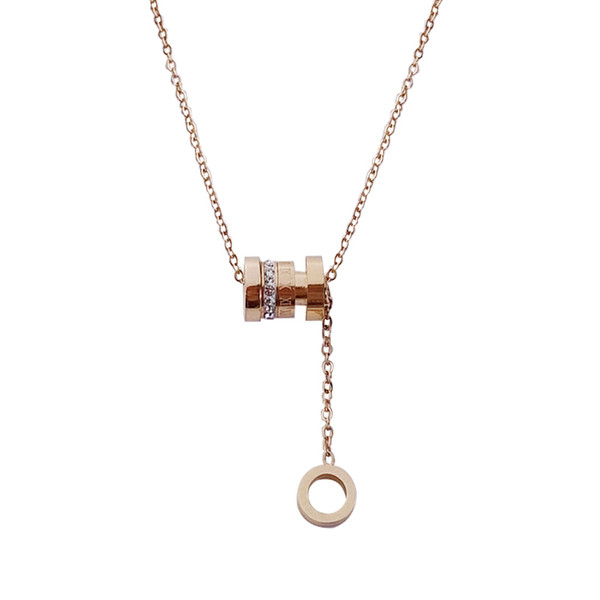 Colier de dama actual - in culoare aurie