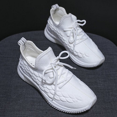 Μοντέρνα γυναικεία αθλητικά παπούτσια  σε τέσσερα χρώματα με δεσμούς