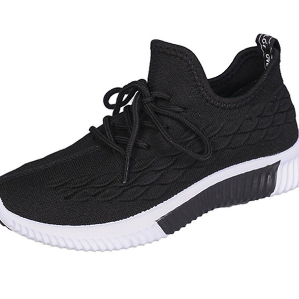 Μοντέρνα γυναικεία αθλητικά παπούτσια  σε τέσσερα χρώματα με δεσμούς