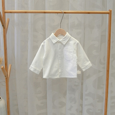 Új modell gyerek ing fiúknak gombokkal több színben