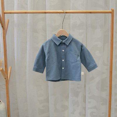 Új modell gyerek ing fiúknak gombokkal több színben