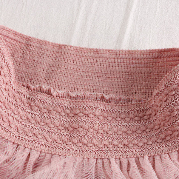 Fusta de dama moderna in mai multe culori cu talie inalta si tul