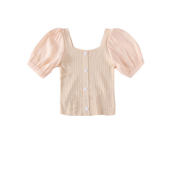 Bluză de damă modernă în cinci culori cu nasturi