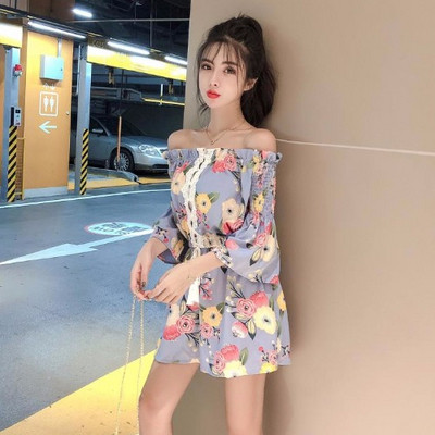 Salopeta de dama moderna cu model floral