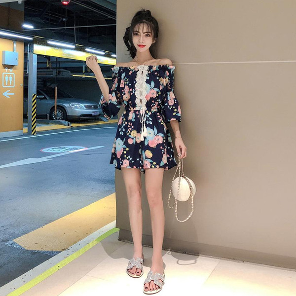 Salopeta de dama moderna cu model floral