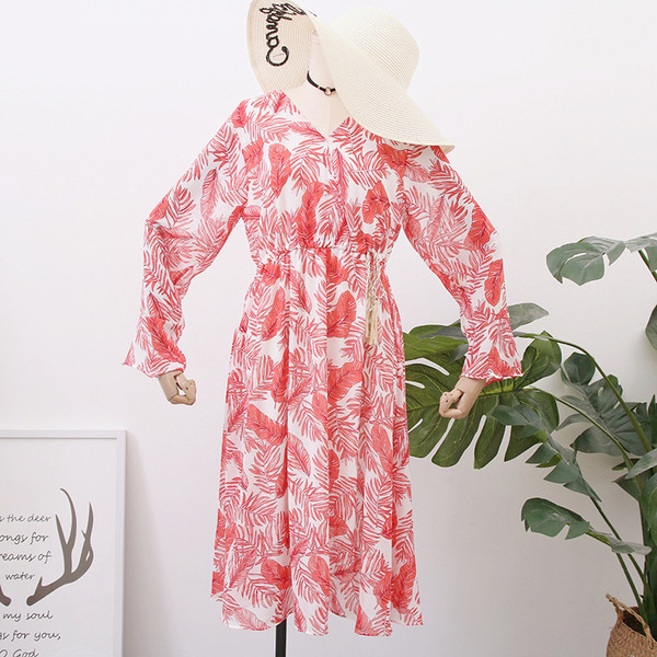 Rochie de dama modern model nou cu decolteu in V in mai multe culori