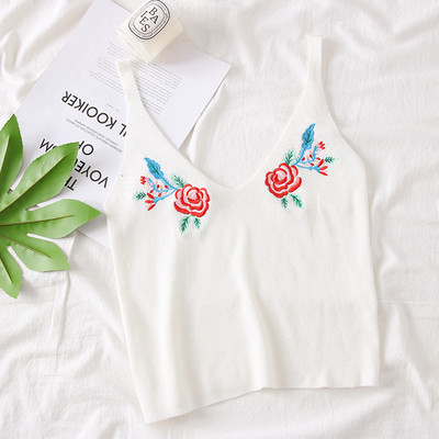 Maieu modern de damă în patru culori cu broderie