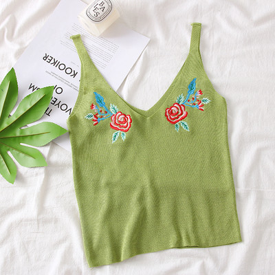 Maieu modern de damă în patru culori cu broderie