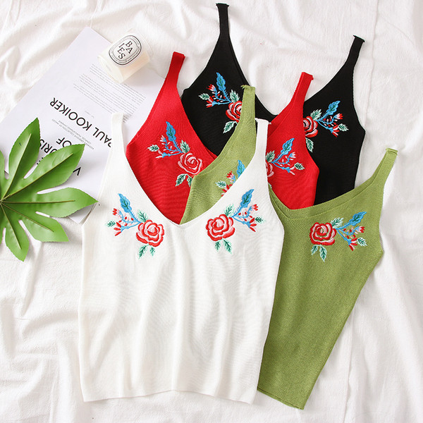 Maieu modern de damă în patru culori cu broderie