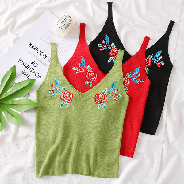 Maieu modern de damă în patru culori cu broderie