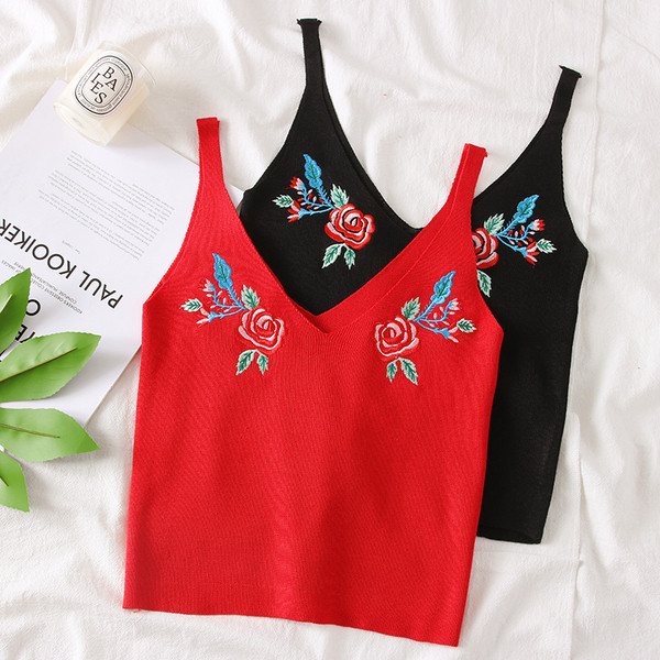 Maieu modern de damă în patru culori cu broderie