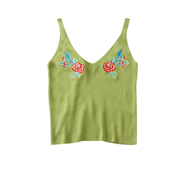 Maieu modern de damă în patru culori cu broderie