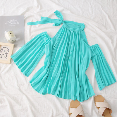 Bluza de dama actuala cu maneci 3/4 in mai multe culori