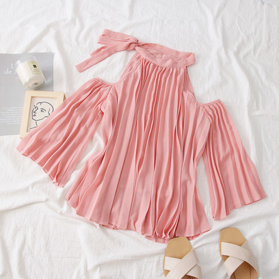 Bluza de dama actuala cu maneci 3/4 in mai multe culori