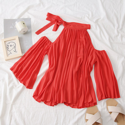 Bluza de dama actuala cu maneci 3/4 in mai multe culori