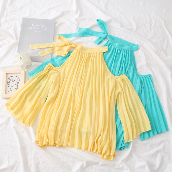 Bluza de dama actuala cu maneci 3/4 in mai multe culori