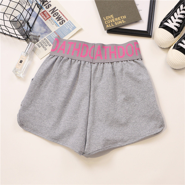 Pantaloni scurți casual dama cu talie elastica in mai multe culori