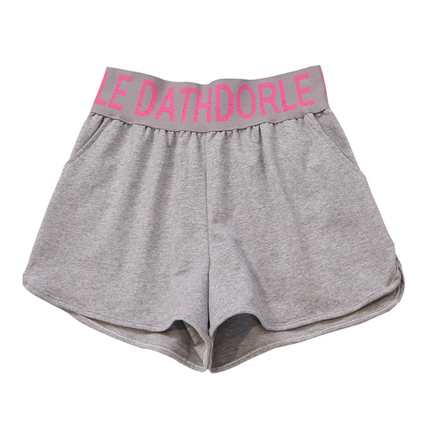 Pantaloni scurți casual dama cu talie elastica in mai multe culori