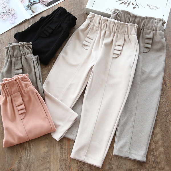 Pantaloni moderni pentru copii pentru fete - mai multe culori