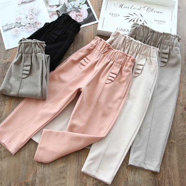 Pantaloni moderni pentru copii pentru fete - mai multe culori