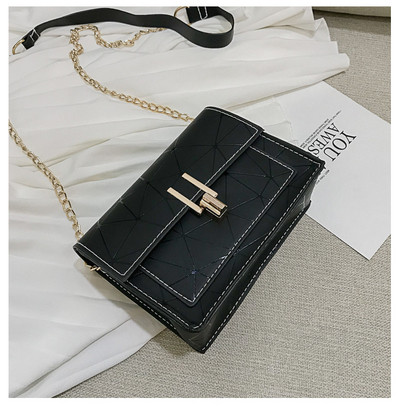 Geanta de dama eleganta cu element metalic in trei culori