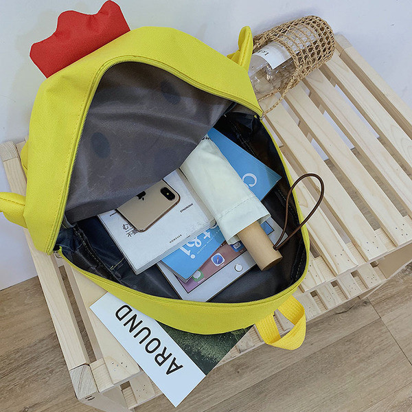 Rucsac zilnic pentru copii cu aplicare în roz și galben