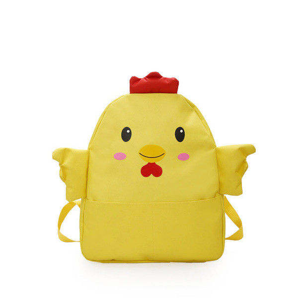 Rucsac zilnic pentru copii cu aplicare în roz și galben