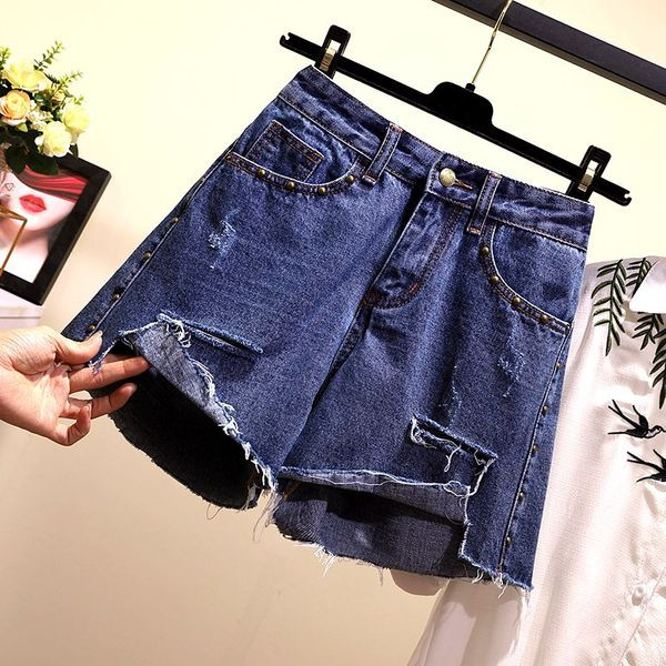 Pantaloni scurți de damă actuali cu motive rupte