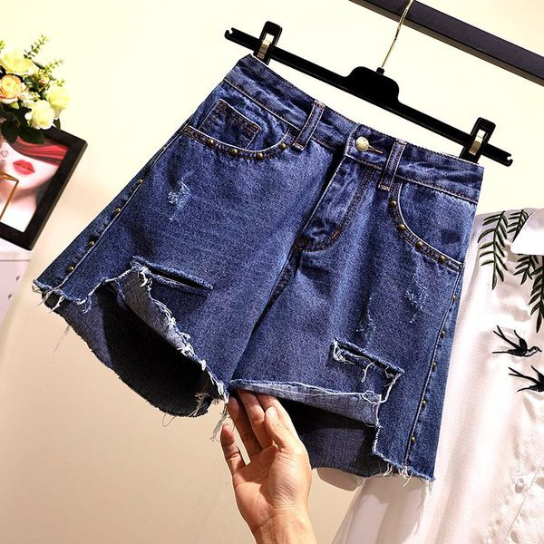 Pantaloni scurți de damă actuali cu motive rupte