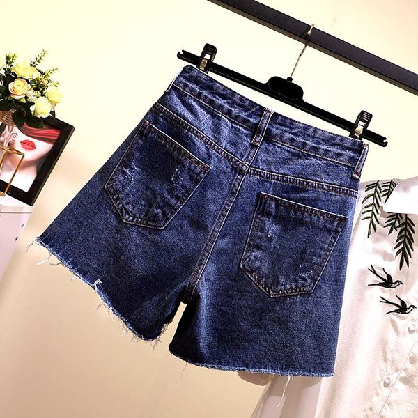 Pantaloni scurți de damă actuali cu motive rupte