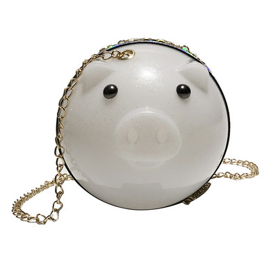 Geanta de dama moderna in forma de porc in mai multe culori